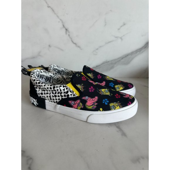 SPONGEBOB SQUAREPENTS Shoes - SPONGEBOB SQUAREPANTS Unisex Slip On Sneakers Sz Mens 7/Womens 9 NEW